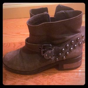 Steve madden booties leather